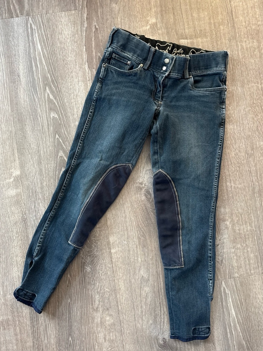 Goode Rider Equestrian Jean-Size 28 Blue Denim Breeches